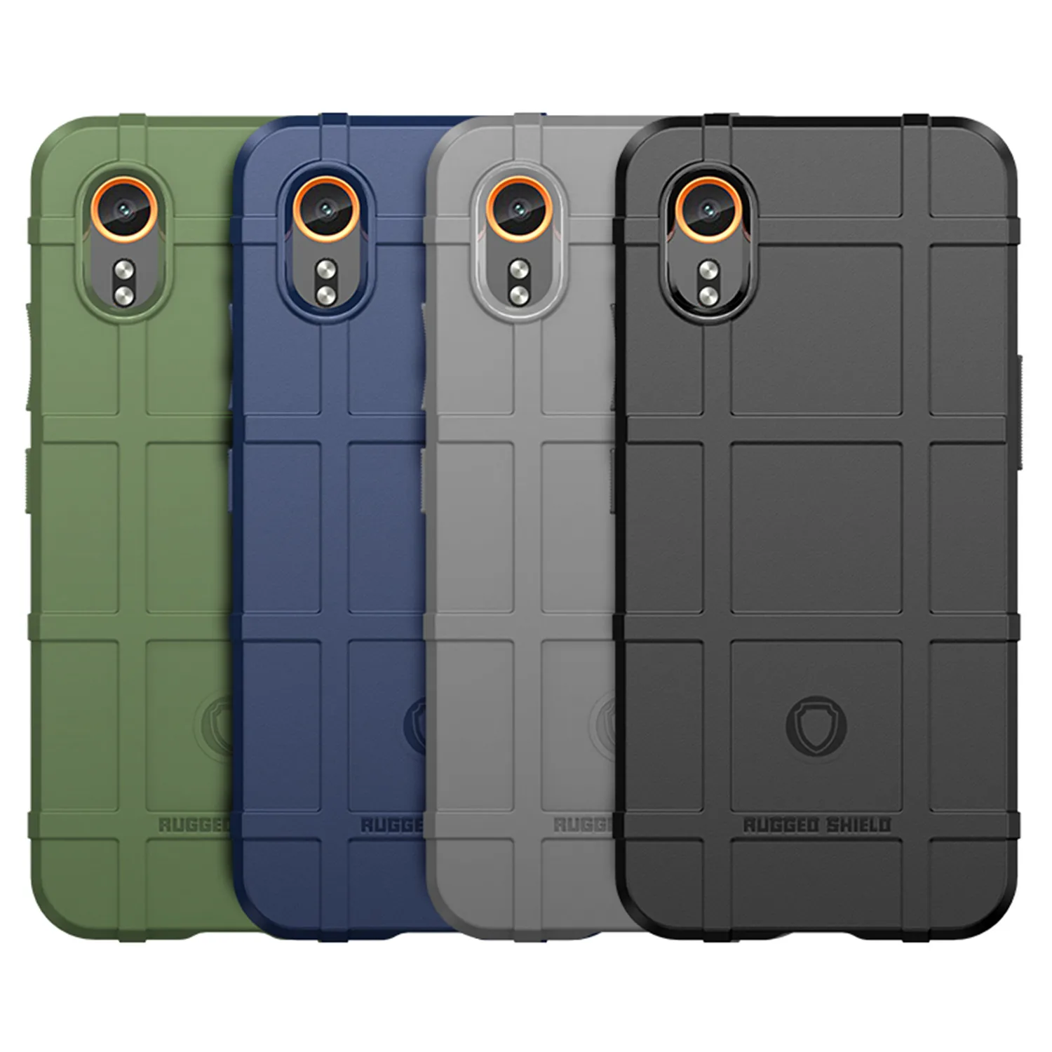 Armor Shield Soft Silicone Back Cover Anti-Knock Matte Phone Case