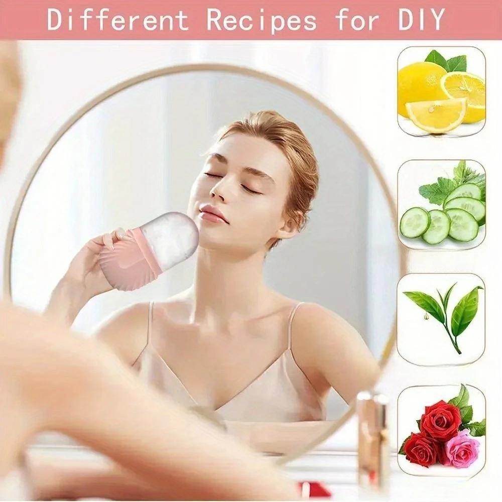 Reusable Ice Face Roller & Stainless Steel Gua Sha Set Facial Massager Face Massage Roller Face Lifting Beauty Skin Care Tools