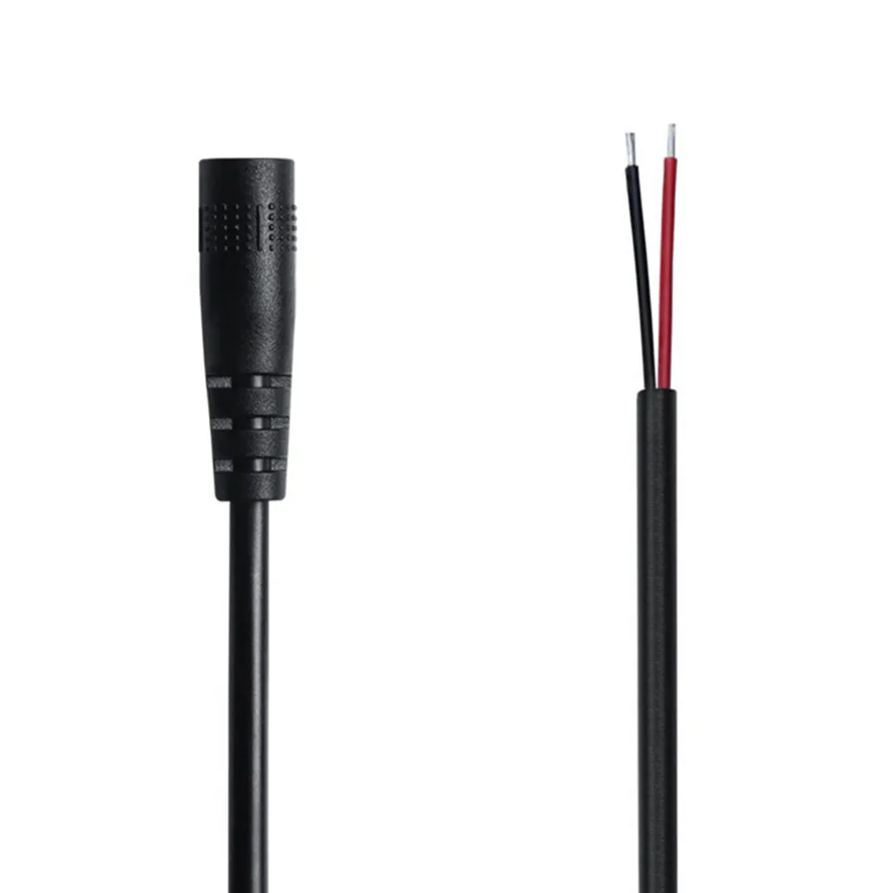 DC 2.5x0.7mm 남성 & 여성 케이블 2507 DC 전원 플러그 잭 LED 스트립 빛 22AWG DIY 케이블에 대 한 피그 테일 와이어 커넥터 어댑터
