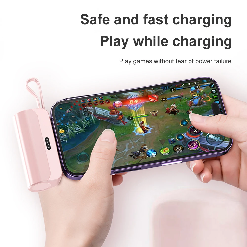 Charger Wireless Capsule 5000mAh Capacity Mobile Phone Power Bank Portable PowerBank Charger Plug External Battery Charger Anker 5