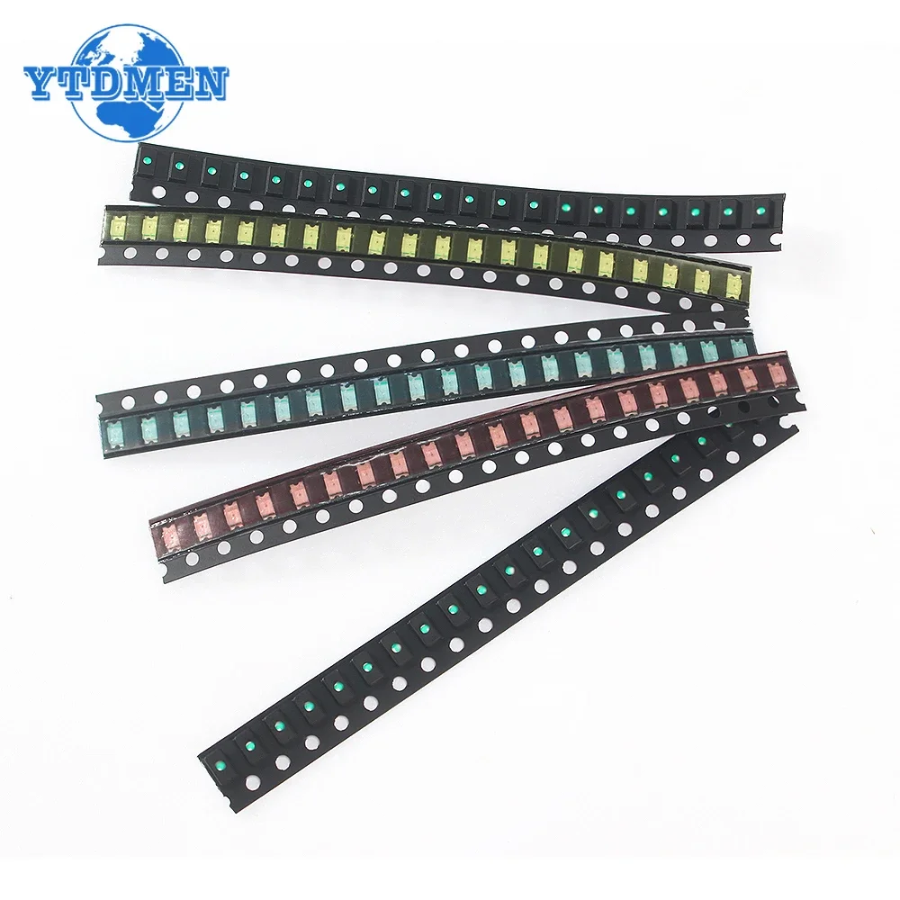 Multicolor 1206 SMD LED Light Diode Kit - 100 PCS