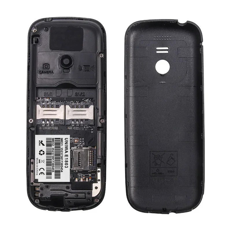 UNIWA E1803 2G Keypad Phone Cellphone 1.77 Inch Push Button 800mAh Telephone for Senior Elder Wireless radio GSM phone