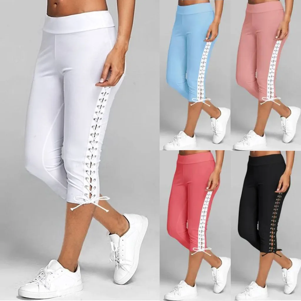Fashion Casual Slim Thin Pants For Women Streetwear High Waist Black White Pencil Pants Cropped Trousers Sweatpants summer embroidered daisy ripped jeans women high waist straight leg pants thin bf tide loose cropped trousers 2023 streetwear
