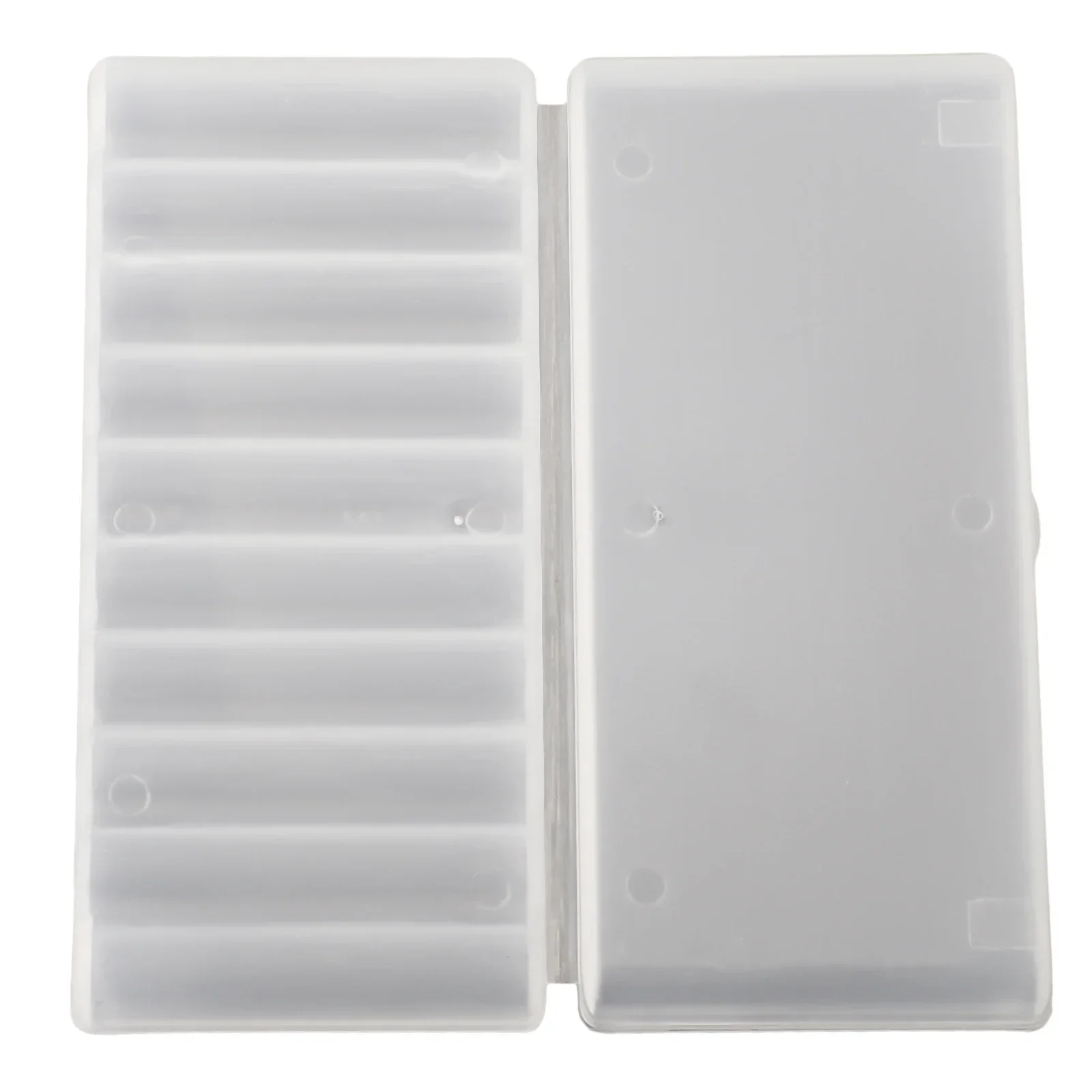 Battery Storage Box 10 Slots Cover Holder For AA AAA Batteries 1pc tool storage box plastic tool box parts storage box storage organizer box parts organizer