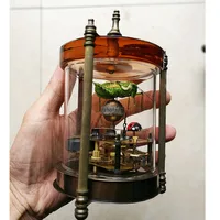 Antique Clocks, European Clocks, Classical Mechanical Watches, Pure Copper Fun Series Grasshopper Pocket Watches 1