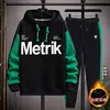 Fashion Men's Sets Japan Style Autumn Winter Elastic Waist Trousers+Long sleeve Pullover Sweatshirt Set Casual Men Clothing Sets 2