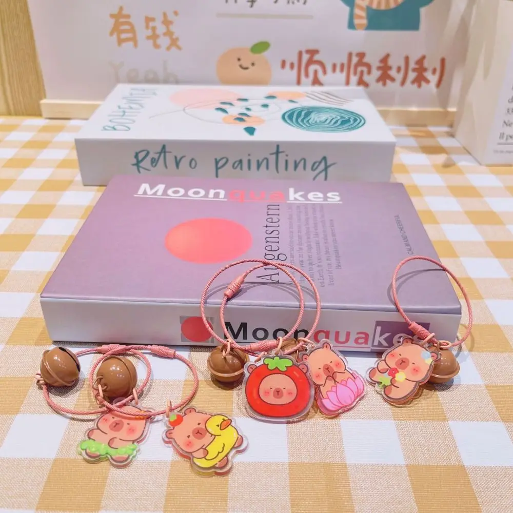 

Акриловый брелок для ключей, креативный, милый, капибара, сумка для подвешивания, креативный Забавный, подарок на день рождения