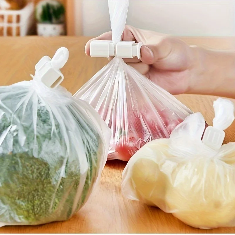 4/20 Stück Wiederverwendbare Lebensmittel-Verschlussklammern Frischhalteclips Plastiktüten-Verschlussklemmen für Snacks und Brot Küchen-Gadgets – Detail 8