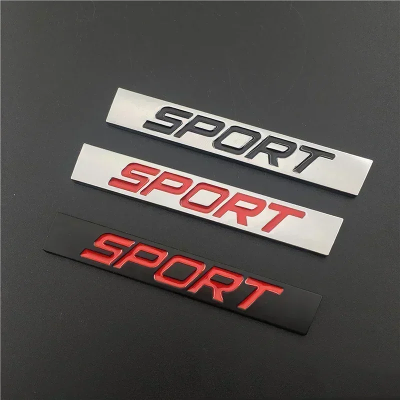 3D 금속 스포츠 로고 후면 트렁크 엠블럼 배지 자동차 펜더 스티커 데칼 For Toyota Honda Nissan VW Audi 스포츠 액세서리