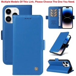Magnetic Leather Card Slot Wallet Case - Redmi Note 12T Pro (Sky Blue)