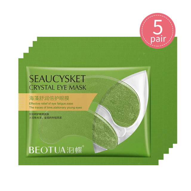 Crystal Collagen Anti-Wrinkle Eye Mask Anti Aging Moisturizing Eye Care Gel Eye Patches Anti Eye Bags Dark Circle