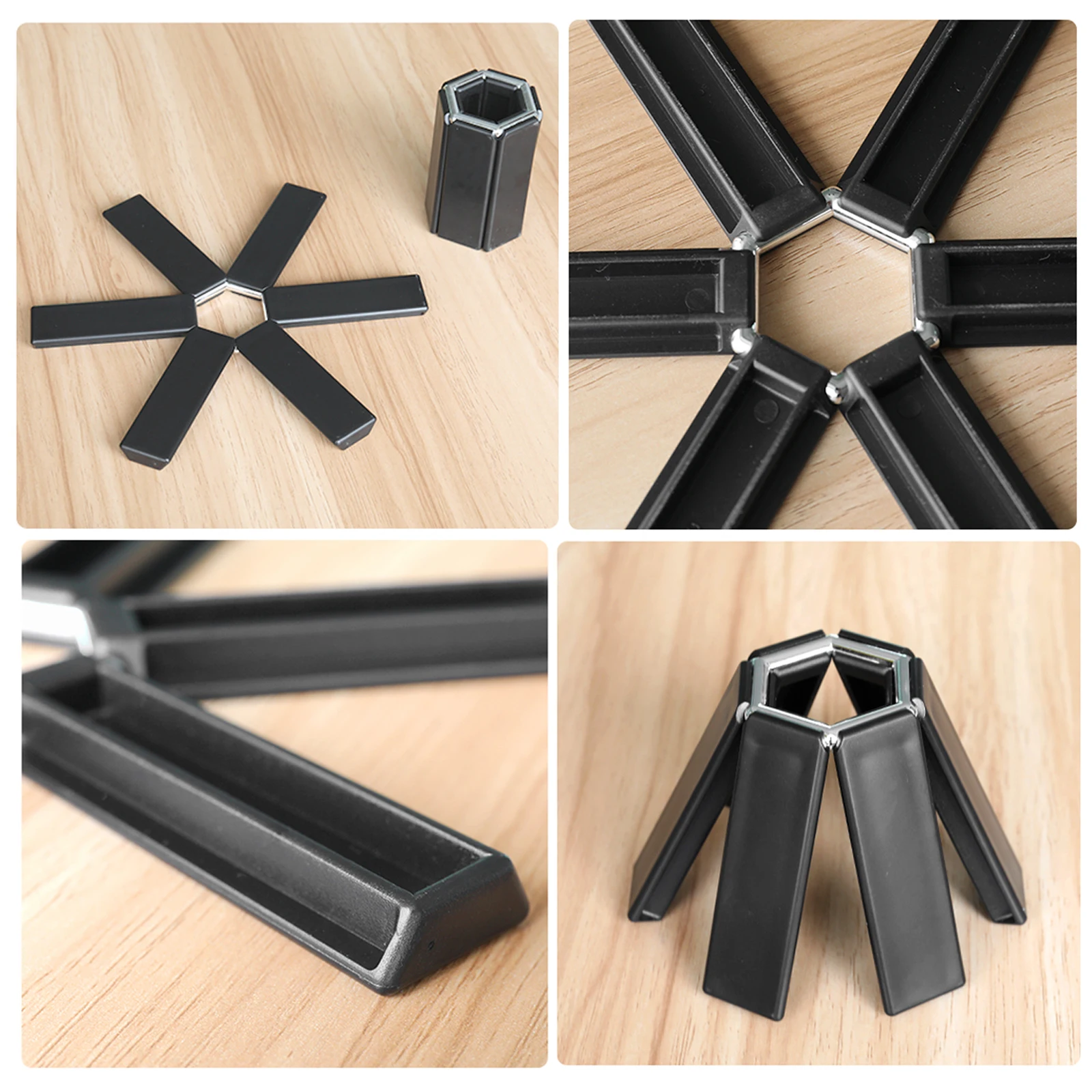 Foldable Trivet Mat Hot Pot Holder Heat Resistant Insulated Placemat Tableware Placemat Kitchen Accessories for Pots and Pans