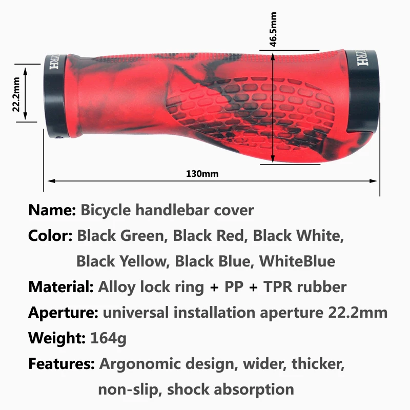 MTB Grip Bicycle Handlebar Grips Anti Slip Silicone Road Mountain Bike Handle Grip bike Cycling Accessories bicycle handlebar