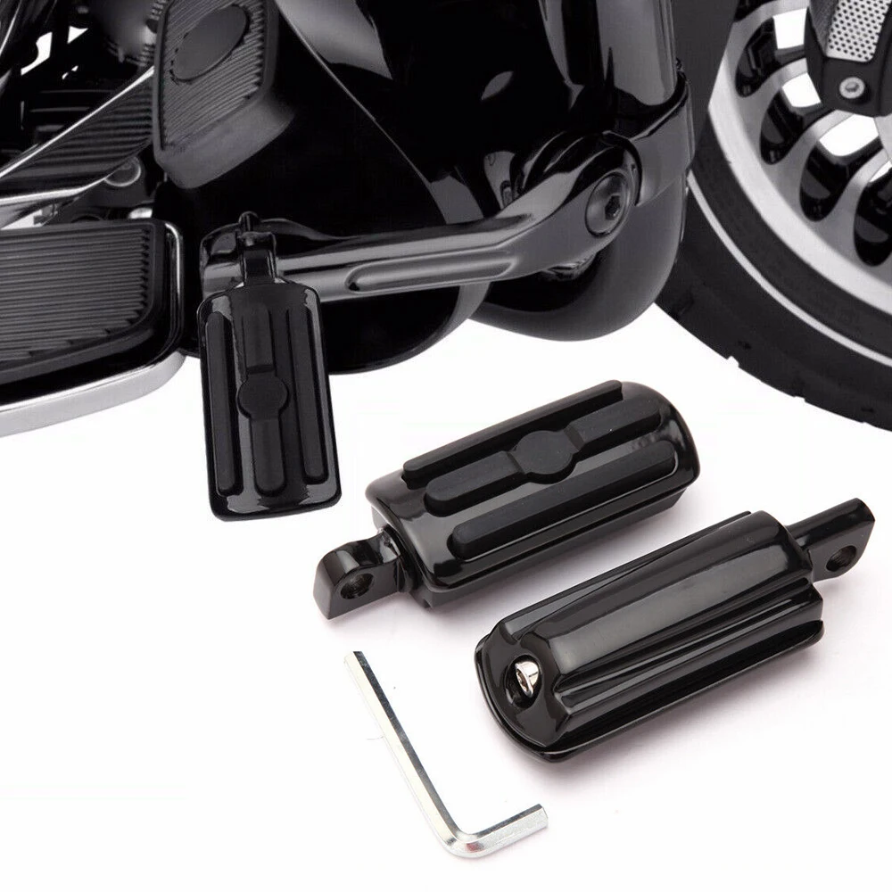 

1Pair Motorcycle Footrest Rest Pedal Footpeg Fit For Harley Softail Standard Sport Glide Fat Bob Low Rider FXDR Deluxe 2018-2022