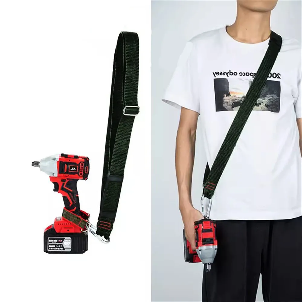 Electric Drill Strap Drill Holder Electric Wrench Hammer Tool Organizer Electrician Adjustable Size electricians pouch tool belt organizer power tool accessories