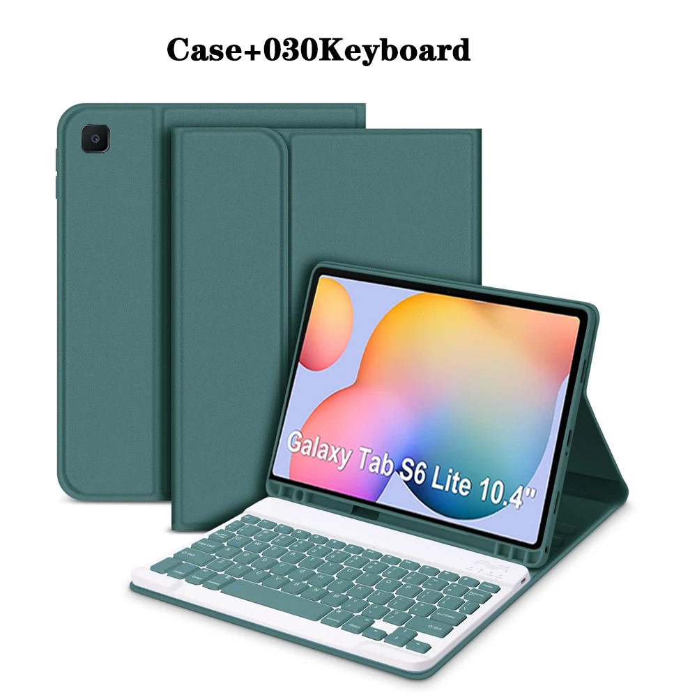Premium Tablet Case and Keyboard Cover with Pencil Holder, 10.4-Inch