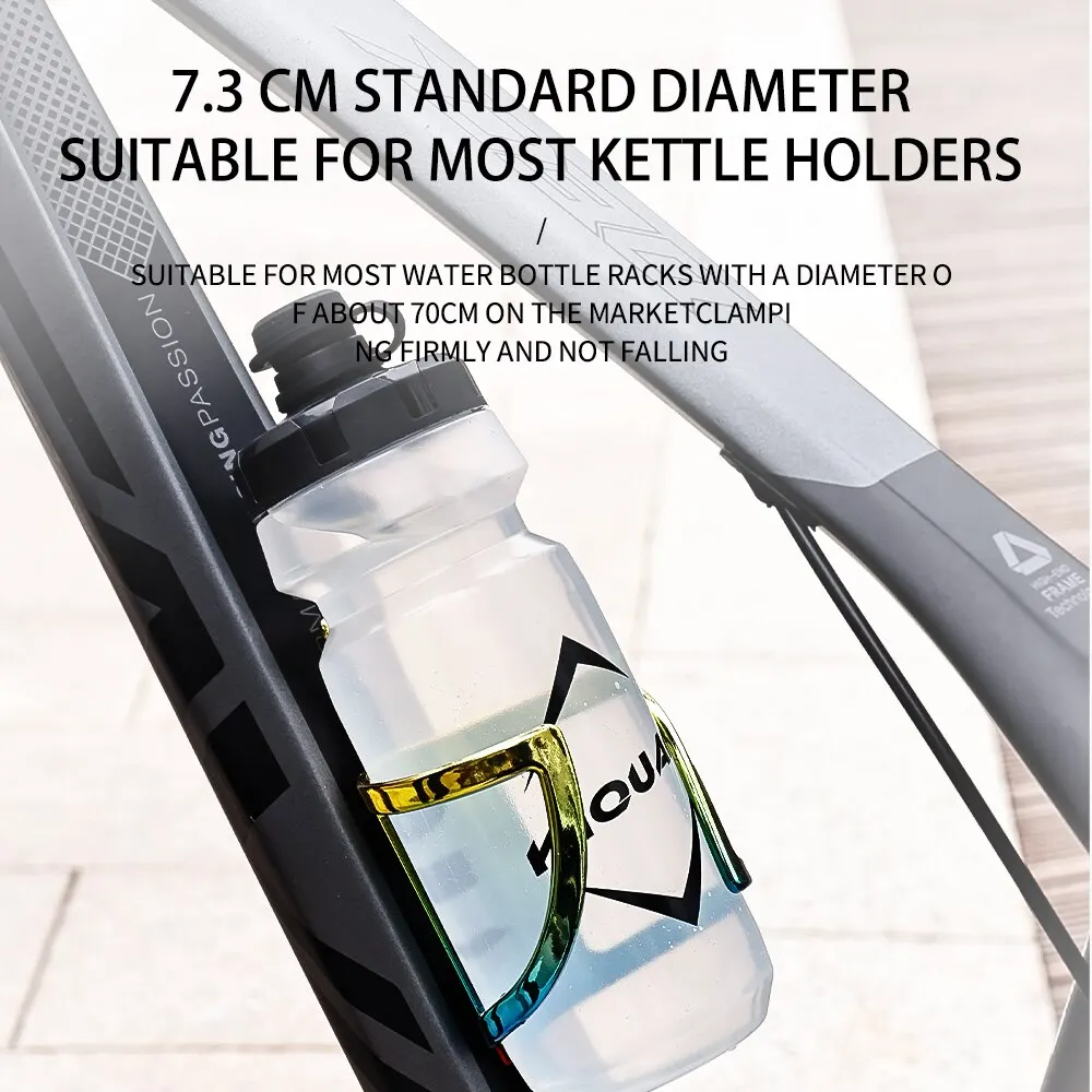 Water Bottle Bicycle Water Bottle Sports Bottle Cycling Water Bottle 750ml Food Grade Leak-proof BPA-free Fitness Running Camping Hiking Sports Kettle Bike Bottle Cage