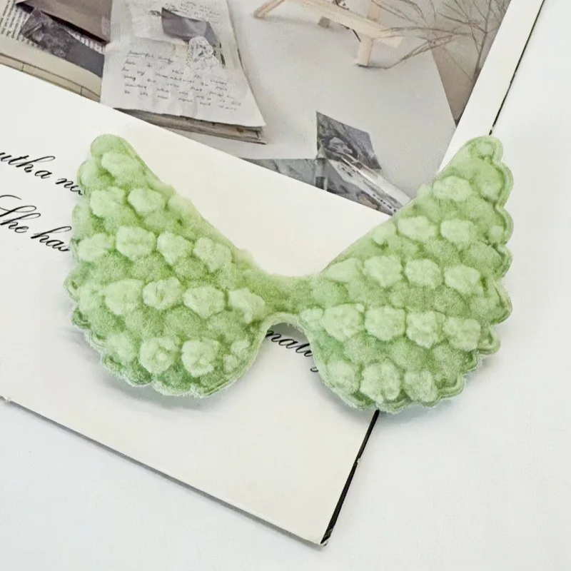 30 Stücke 6,5*4,5 CM Plüsch Engel Flügel DIY Handgemachte Haarspange Zubehör Und Tuch Dekorative Zubehör – Detail 9