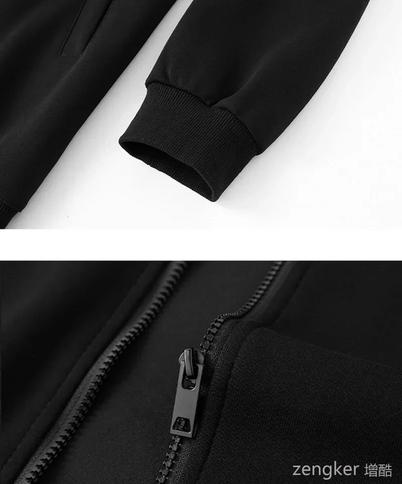 Men spring autumn hooded sweatshirt plus size trendy loose casual fashionable cardigan coat 170kg 11xl Sweatshirts men clothing