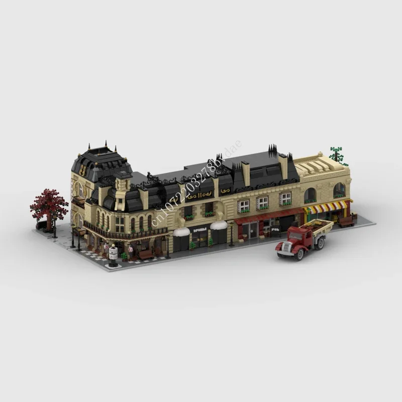 

13358PCS Customized MOC Modular Old Street Street View Model Building Blocks Technology Bricks DIY Assembly Toys Birthday Gifts