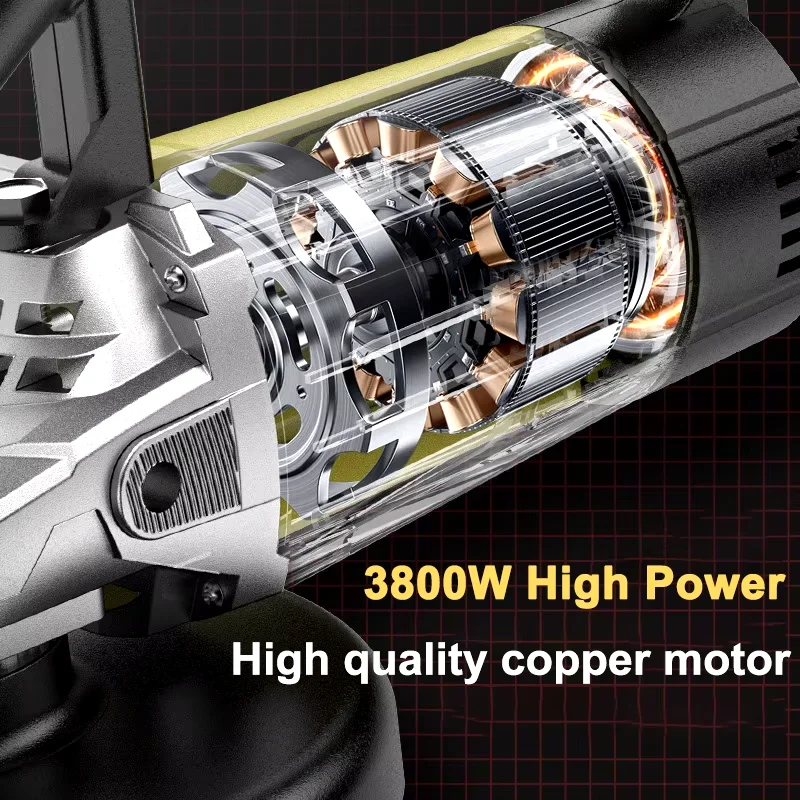 Wall Grinding Machine Ground Concrete Polishing Machine Dust-Free Ground Angle Grinder Pavement Electric Planing Milling Tools