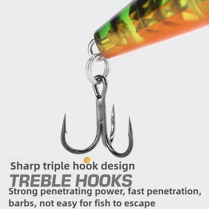 Topwater Popper Fishing Lures 3D Hit The Water Wave FLoating Hard Bait Big Mouth Big Splash for Perch Bass Predatory carp - 6
