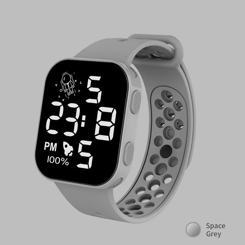 2022 Fashion LED Digital Watches Men Female Clock HD Square Dial Electronic Wrist watch For Women Kids Watches Relogio Feminino