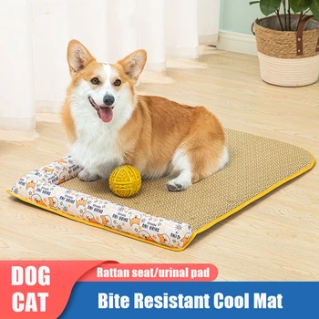 Pet Cool Mat For Dogs Dog Cushion Canvas Dog S Cooling Nest Ice Cushion Breathable Summer.jpg