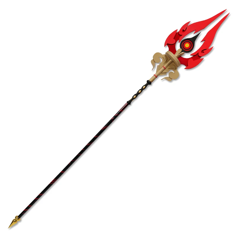 Genin Impact Hu Tao Cosplay Prop Ring Accory Stf Weapon Ring Jewelry Chest Bae Sve Decor Belt Decor