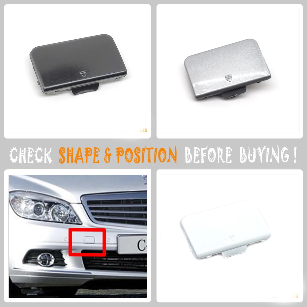 

2048850124 для 07-11 Mercedes C Sedan W204 Wagon S204 Передняя буксировочная крышка