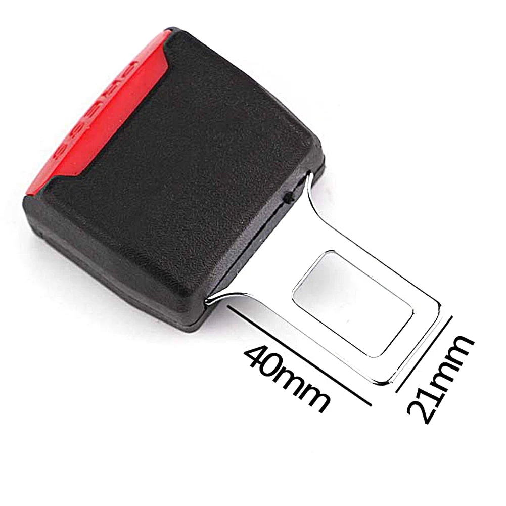 Seat Belt Extender 1 Pcs Car Seat Belt Extension Plug Safety Seat Lock Clip Buckle Thick Insert Socket Extender
