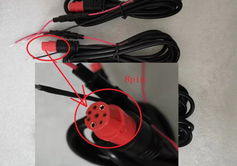 Per Garmin Echomap 527 547 721 741 Garmin Gpsmap 527 547 721 741 Cavo Di Alimentazione A 8 Pin Sostituire Parte Prodotto Oem