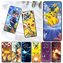 

Anime Pokemon Pikachu For Huawei Mate 40 30 20 X 5G RS Lite P Smart Pro Plus 2019 2020 2021 Z S Black Soft Phone Case Capa