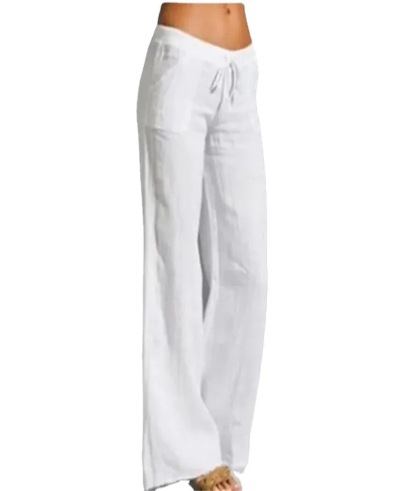 Pantalon Baggy Décontracté et Sexy pour Femme, Fjadt, Poches, Proximité