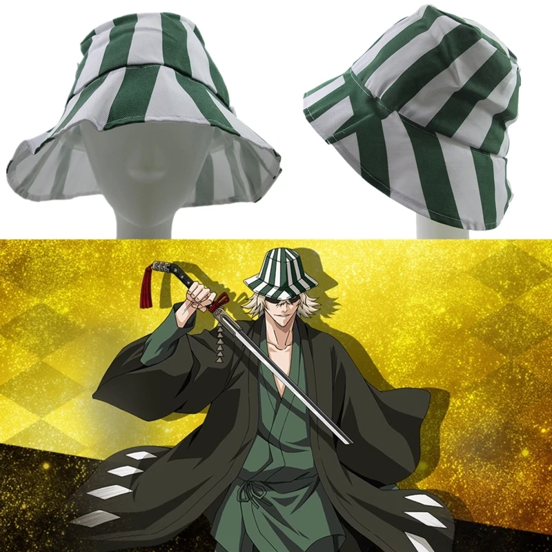 

Аниме отбеливающая Урахара Kisuke шапка Косплей Костюм плюшевая шапка Хэллоуин вечевечерние реквизит Рождественские подарки