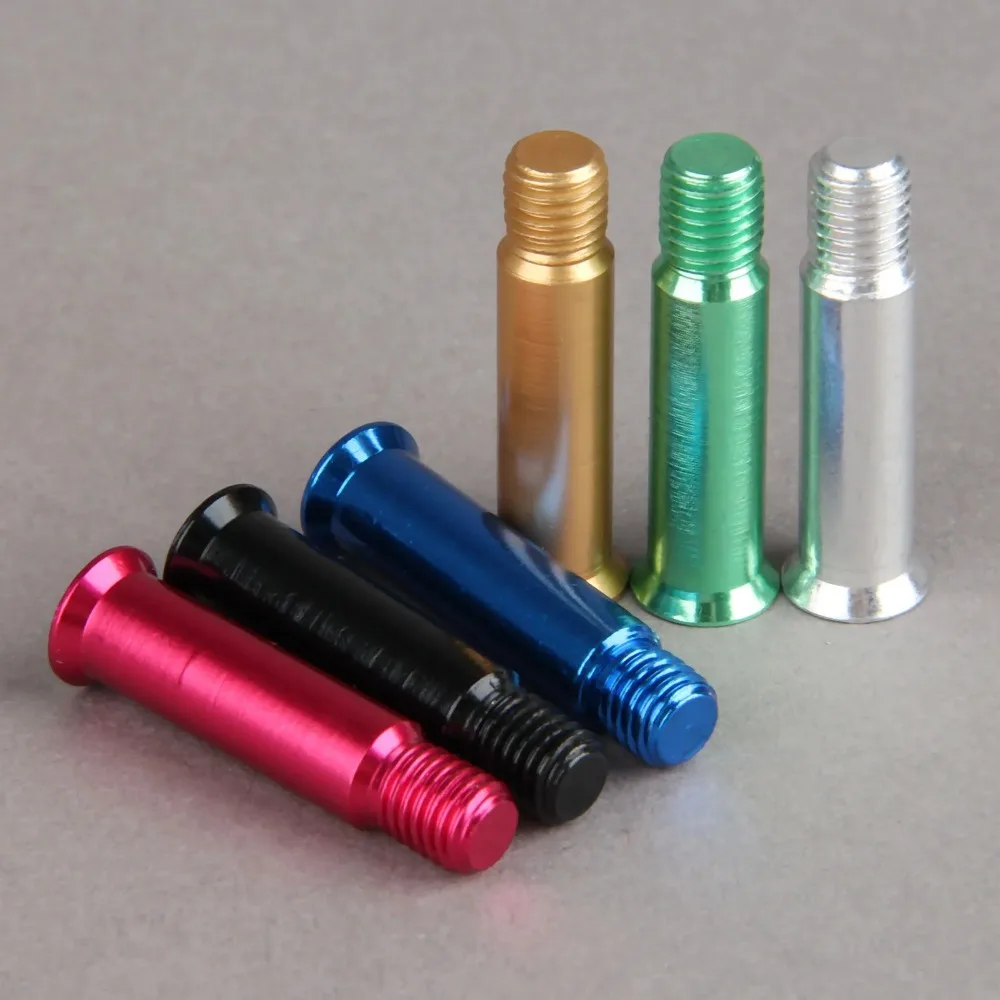 8Pcs/Lot Inline Speed Skate Screws Nail Axle with Aluminium Alloy 34mm Length Light Strengthen Nails for Inline Skates