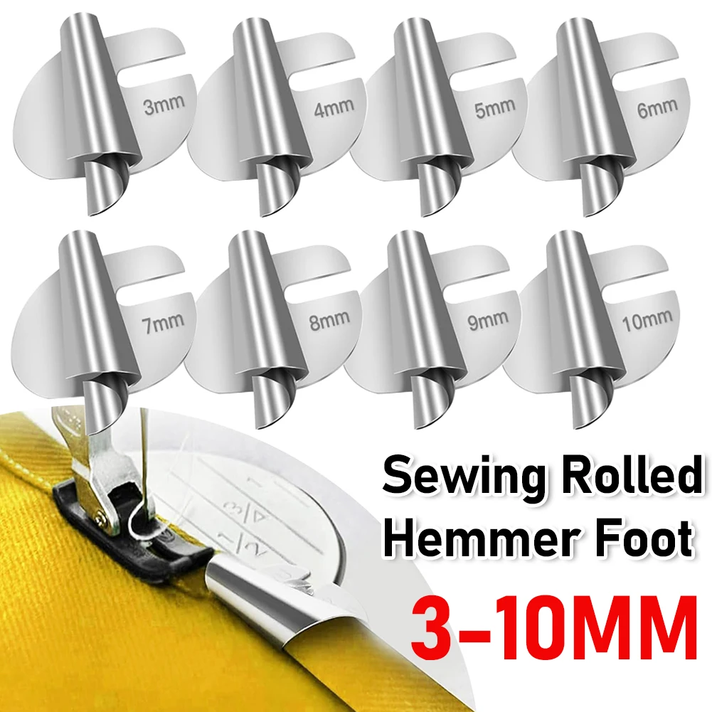 

Лапка для швейной машины, прижимная лапка для старых швейных машин, 3-10 мм, легко снимается