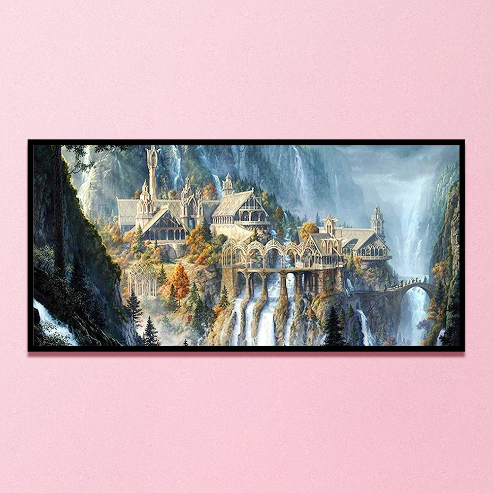 Full Cross Stitch 11CT Wonderland Counted Embroidery DIY Needlework Kits Handmade Cotton Thread Wall Art Crafts Home Decoration cross stitch fabric cross stitch kits cross stitch