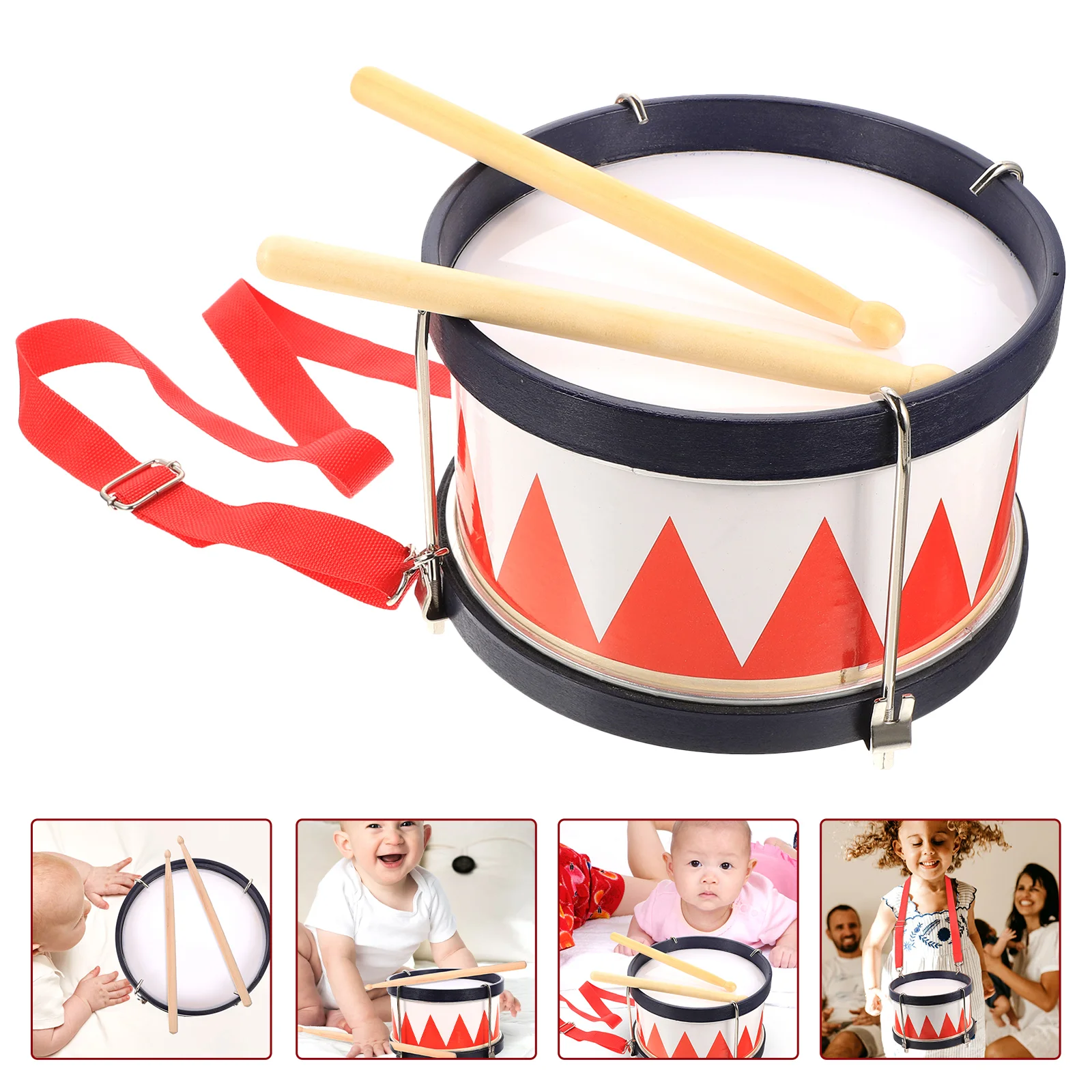 

Барабанный набор Snare, музыкальные игрушки, инструмент, перкуссионный инструмент для детей, обучение, металл, малыши