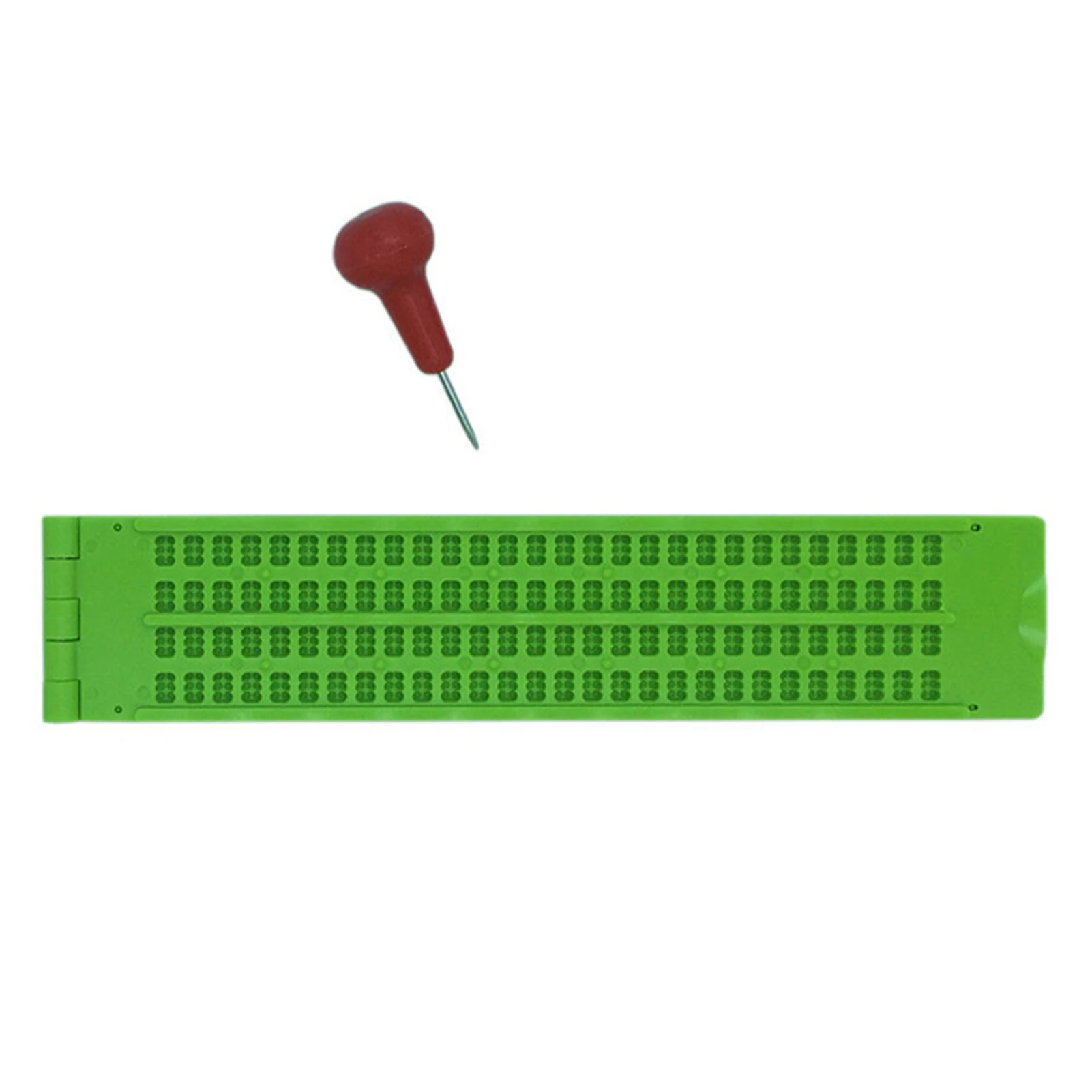 Braille -Stylus Kit Portable Braille Fingerboard Writing Learning Tool for Blind and Visually Impaired 6