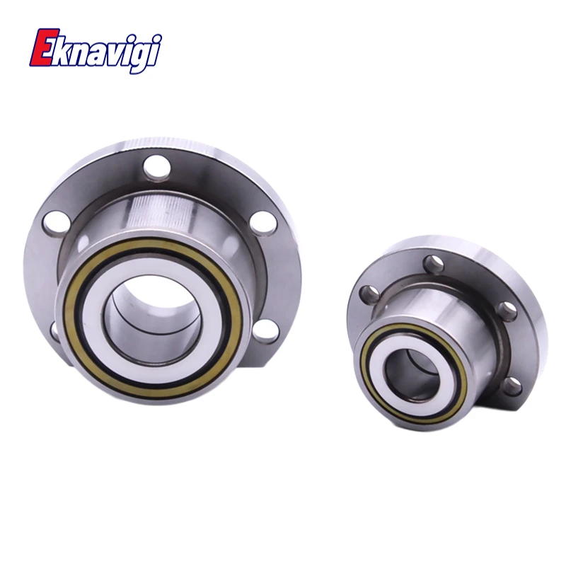 1PCS FL760202 FL760203 FL760204-2RS/ P4 DBB 공작 기계 볼 스크류 베어링 이중 씰 플랜지 앵귤러 콘택트 볼 베어링