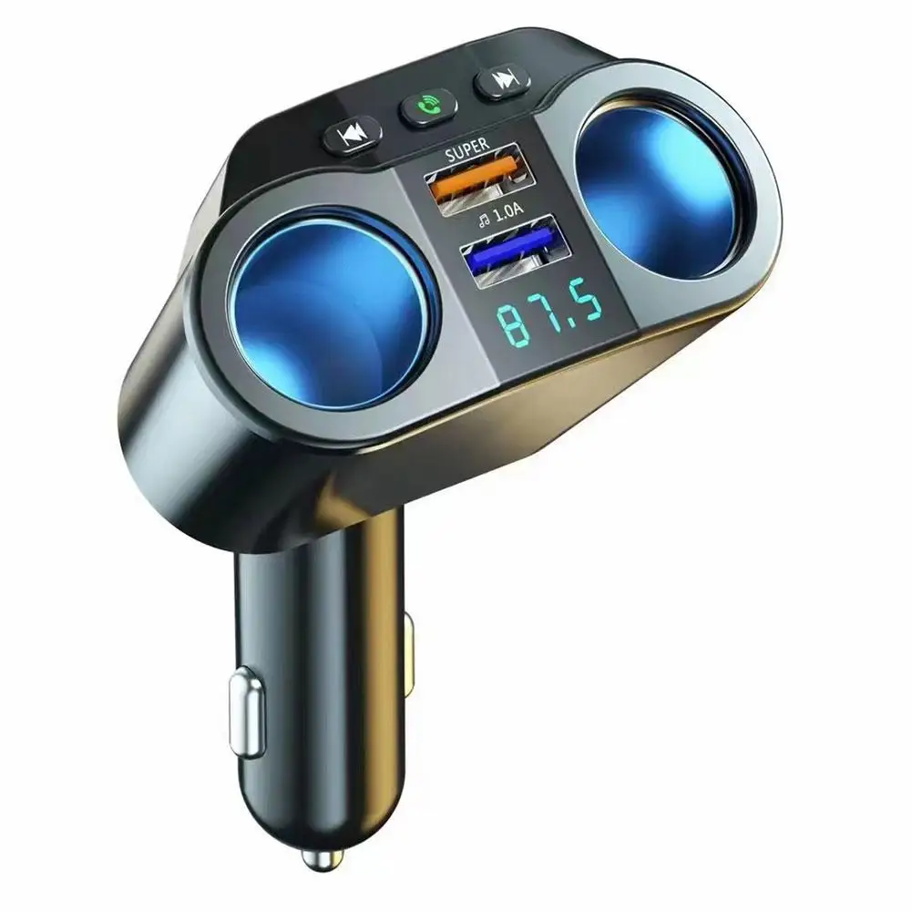 3.1A Dual USB 2 Port LCD Display 12-24V Cigarette Lighter Socket Fast Charger Adapter For Car SUV Minivan_voghion.com