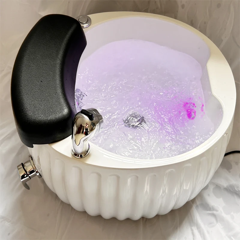 Salon Massage Foot Sink Foot SPA Wash Pedicure Basin Acrylic Custom Massage Foot Bath Tub