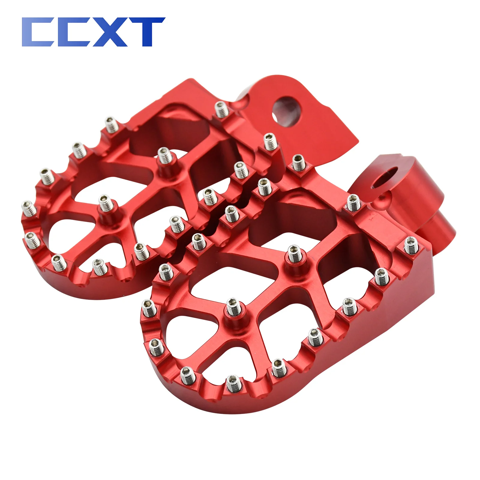CNC Aluminum Footpegs Pedals Footrest Foot Pegs For Yamaha WR250F WR400F WR426F WR450F WR250R WR250X 1999-YZ250F YZ450F motorcycle accessories motorcycle footrests motorcycle foot pedals
