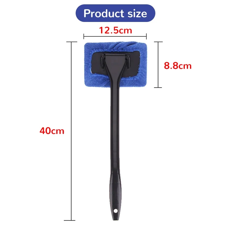 Car Cleaning Wash Brush Tool Long Handle Car Window Cleaner Washing Kit Windshield Wiper Microfiber Wiper Cleaner Brush car cleaning tools