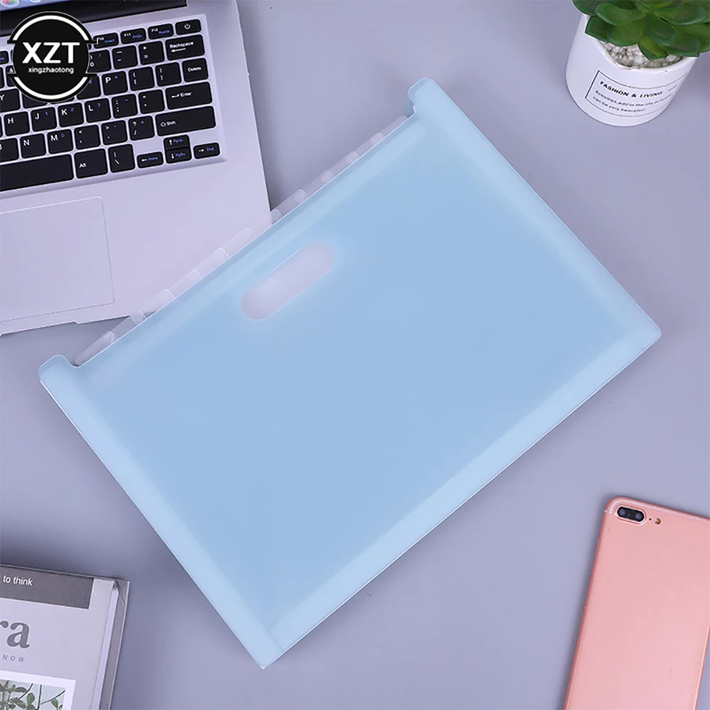 13/24 Pockets Expanding File Folder Works Accordion Office A4 Folder Waterproof Organizer Bag For Business Office Stationery