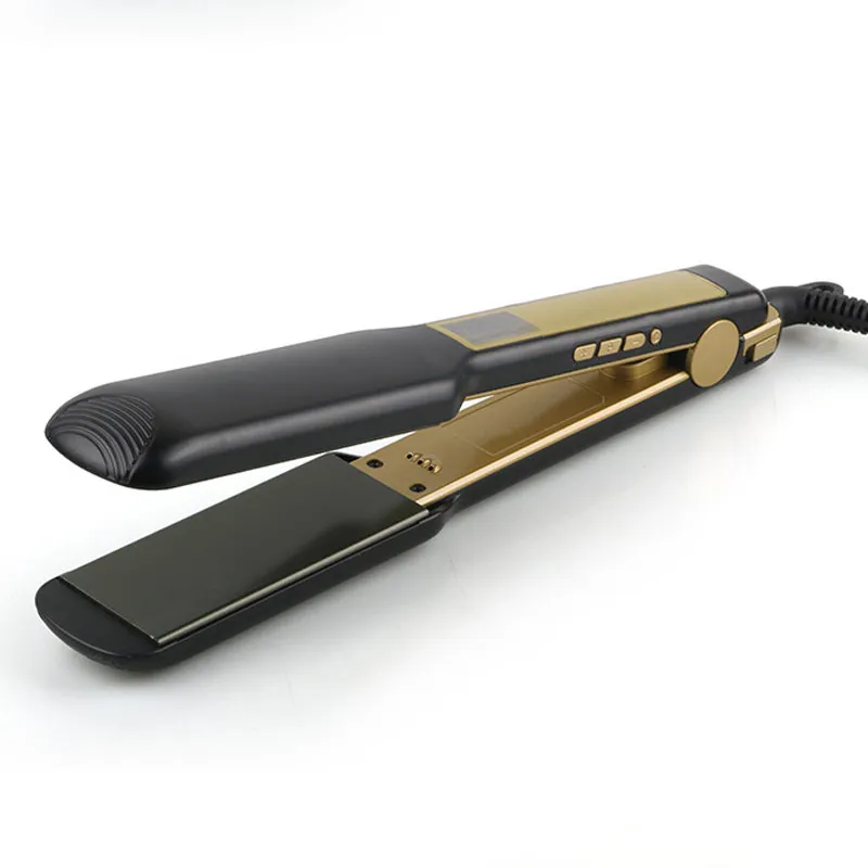 Custom Logo Flat Iron Private Label Titanium Hair Straightener Professional 450 Degrees Hair Straightener Flat Irons Vendors