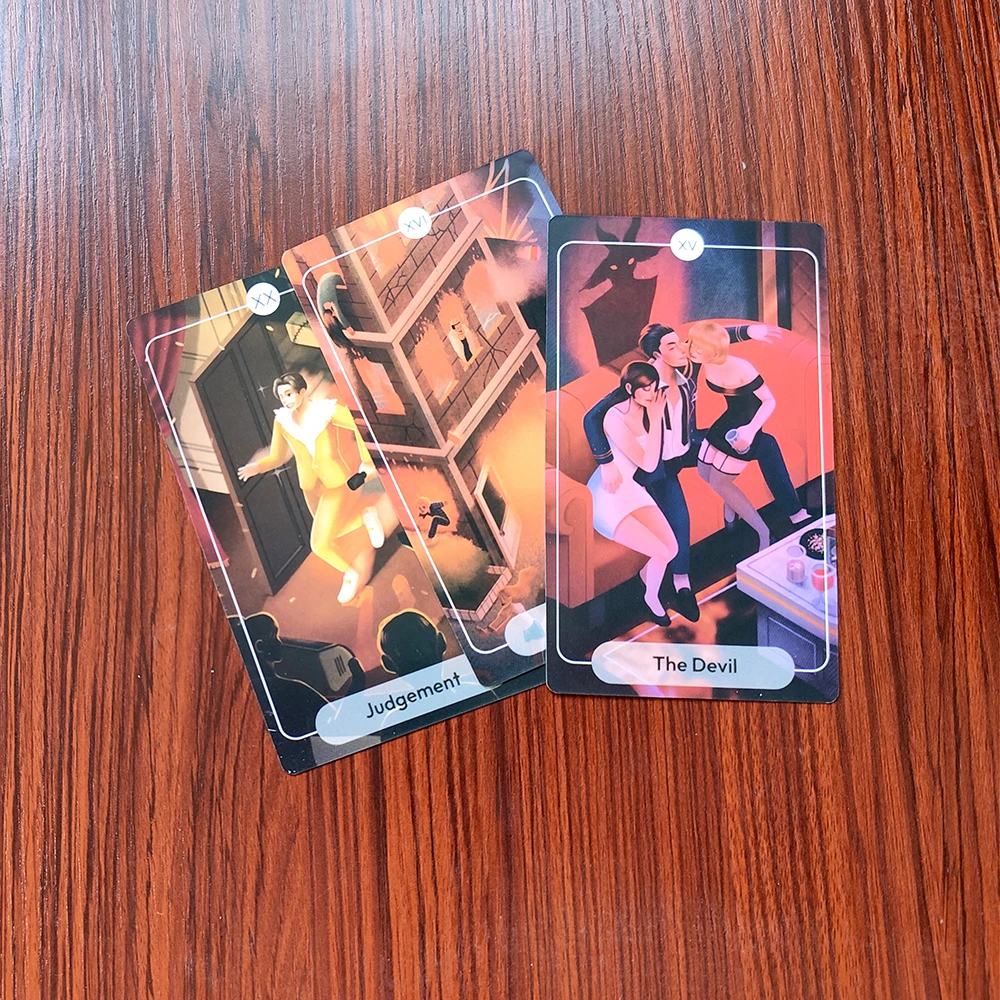 12x7cm New 78 stories Divination Tarot Cards  Deck for Beginners with Guide Book 4