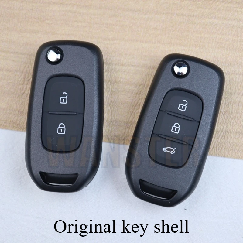 OEM 10Pcs Car Transponder Remote Key Shell For Renault Kangoo Megane Duster Clio Twingo Master Key Case - 34