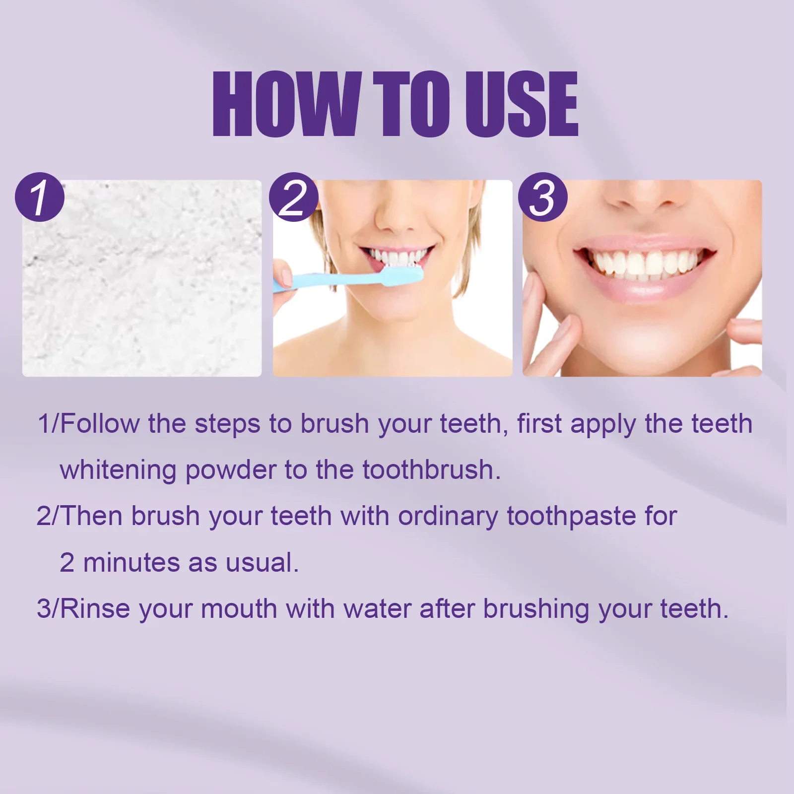 Teeth Whitening Powder Oral Cleansing Yellow Tooth Removal Stain Plaque Fresh Breath Dental Hygiene Tooth Brightening Toothpaste teeth cleaner teeth whitening powder teeth whitening toothpaste